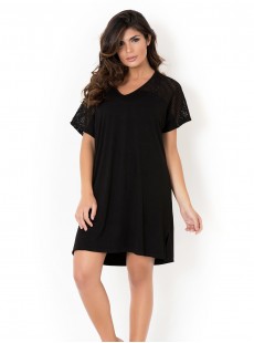 Maxi T-shirt Noir - Mirachic - Miradonna