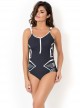 Maillot de bain sculptant 1 pièce - Diana Zip - City Shore - Miradonna