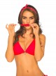 Haut de maillot de bain Triangle Bikini Rouge - Color Mix - Phax