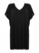 Maxi T-shirt Noir - Mirachic - Miradonna