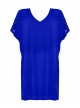 Maxi T-shirt - Bleu - Mirachic - Miradonna