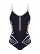 Maillot de bain sculptant 1 pièce - Diana Zip - City Shore - Miradonna