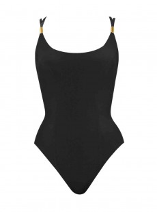 Maillot de bain 1 pièce Color My World Diana - Noir - Amoressa