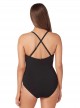 Maillot de bain lissant 1 pièce Nothern Cross Noir - Eclipse - Amoressa	