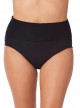 Culotte de bain taille haute Gimlet Noir - Amoressa