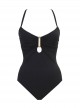 Maillot de bain lissant 1 pièce Nothern Cross Noir - Eclipse - Amoressa