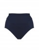 Culotte de bain lissante taille extra-haute Martini Bleu Marine - Crete - Amoressa