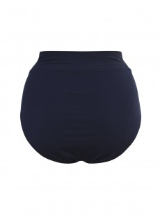 Culotte de bain taille extra-haute Martini Bleu Marine - Comet - Amoressa