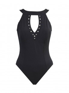 Maillot de bain lissant 1 pièce Linda Noir - Freedom - Amoressa	