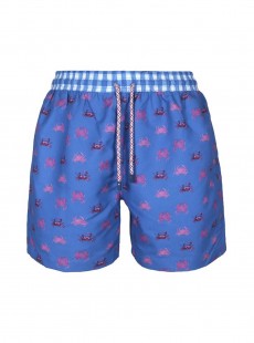 Short de bain bleu Classic - Crabs - Palmacea