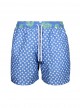 Short de bain bleu pois blancs Classic - Dots - Palmacea