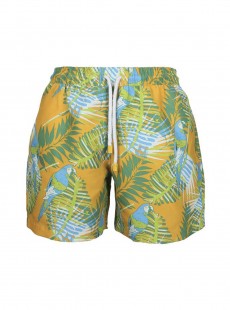 Short de bain jaune Classic - Guaca Mayas - Palmacea