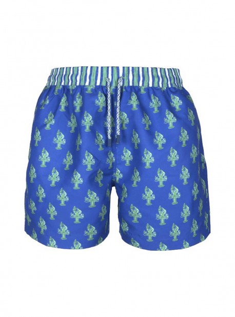 Short de bain bleu marine Classic - Lobsters - Palmacea