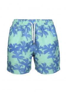 Short de bain vert Classic - Palms - Palmacea