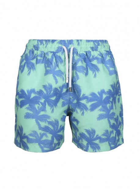 Short de bain vert Classic - Palms - Palmacea