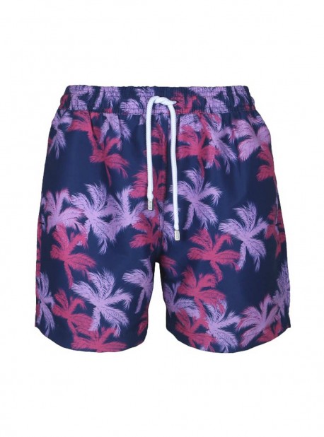 Short de bain bleu marine Classic - Palms - Palmacea