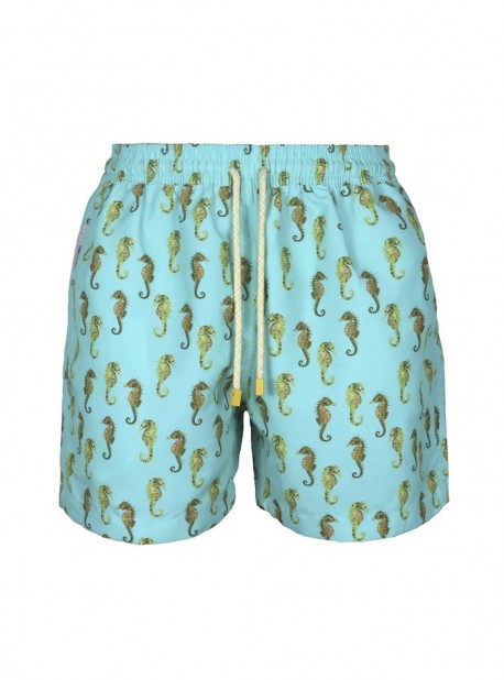 Short de bain vert clair Classic - Seahorse - Palmacea