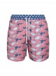 Short de bain rose Classic - Whales - Palmacea