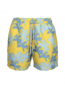 Short de bain jaune Classic - Palms - Palmacea