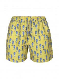 Short de bain jaune Classic - Seahorse - Palmacea