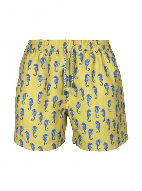 Short de bain jaune Classic - Seahorse - Palmacea