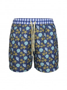 Short de bain bleu Classic - SHELL - Palmacea