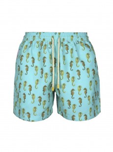 Short de bain vert clair Slim - Seahorse - Palmacea