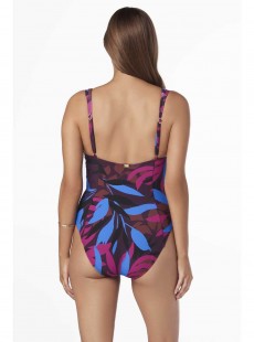 Maillot de bain lissant 1 pièce plongeant Rumba Zin - Gitano - Amoressa