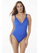 Maillot de bain lissant 1 pièce Fandango Bleu Electrique - Gitano - Amoressa