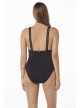 Maillot de bain lissant 1 pièce V Suzette Noir - Cabaret - Amoressa