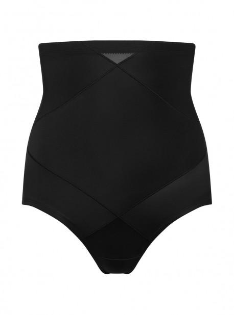 Culotte gainante taille haute Noire - Cross Control X-Firm - Miraclesuit Shapewear