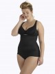 Top torsette grande taille noir - Plus Size - Naomi & Nicole	