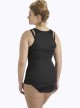 Top torsette grande taille noir - Plus Size - Naomi & Nicole	