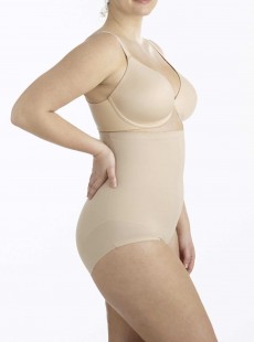 Culotte gainante taille extra-haute Nude - Flexible Fit - Miraclesuit Shapewear	