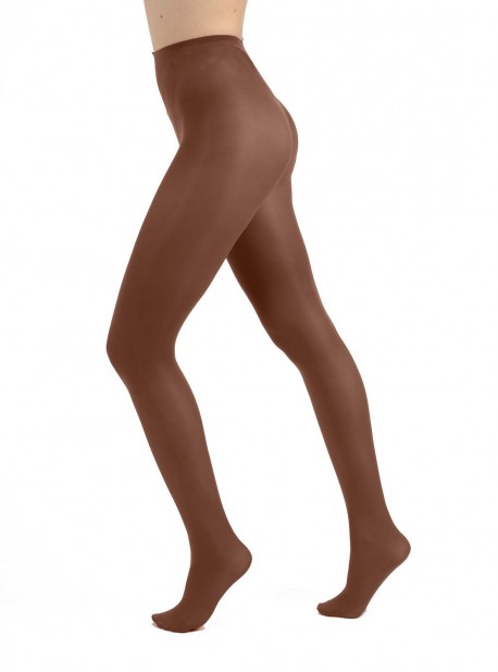 Collants 80 Deniers Opaques Chocolat - Pamela Mann