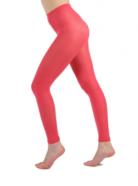 Collants Style Legging 50 Deniers Corail - Pamela Mann