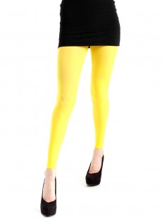 Collants Style Legging 50 Deniers Jaune - Pamela Mann