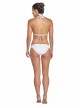 Haut de maillot de bain triangle en dentelle Must Haves Lace Blanc - PilyQ	