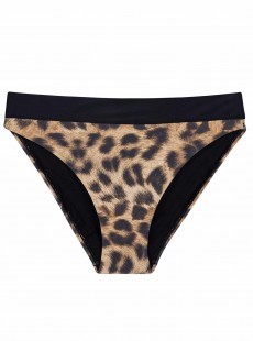 Culotte de bain Jungle High Waist Imprimé Léopard - PilyQ 