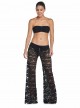 Pantalon long de plage en dentelle Must Haves Malibu Lace Noir - PilyQ