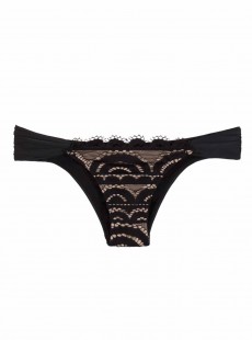 Culotte de bain en dentelle Must Haves Lace Noir - PilyQ