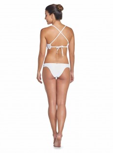 Culotte de bain en dentelle Must Haves Lace Blanc - PilyQ