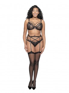 Porte-jaretelles Unzipped noir - Scantilly Lingerie