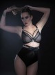 Culotte taille haute Unzipped noir - Scantilly Lingerie