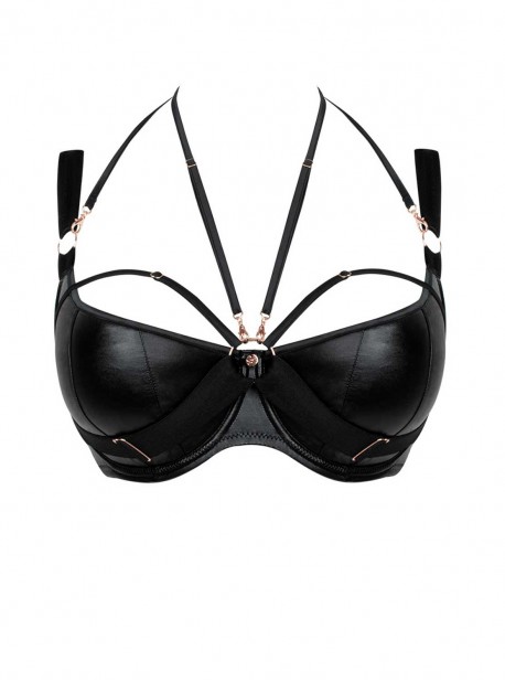 Soutien-gorge Corbeille noir - Harnessed - Scantilly Lingerie