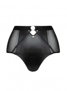 Culotte taille haute noire - Harnessed - Scantilly Lingerie