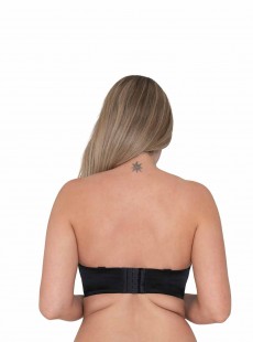 Soutien-gorge bandeau moulé Smoothie Strapless noir - Curvy Kate Lingerie