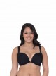 Soutien-gorge moulé plongeant Superplunge Multiway Noir - Curvy Kate Lingerie