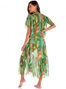 Robe de plage tropicale - Oasis - Milonga