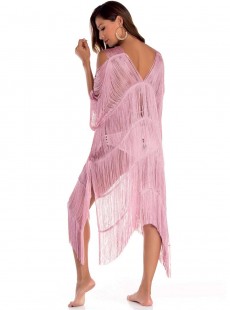 Robe de plage longue fils rose - Arezzo - Milonga